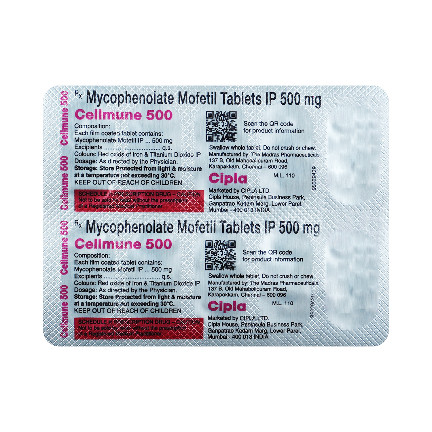 Cellmune 500mg Tablet - Image 5