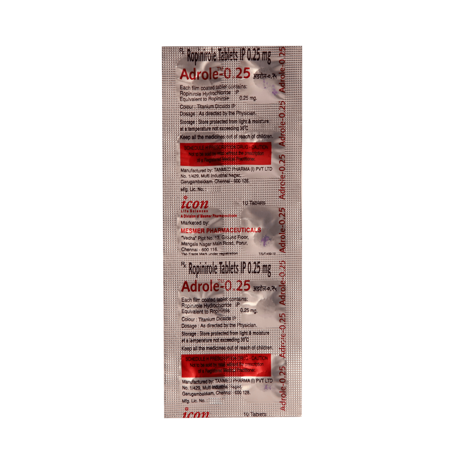 Adrole 0.25mg Tablet - Image 3