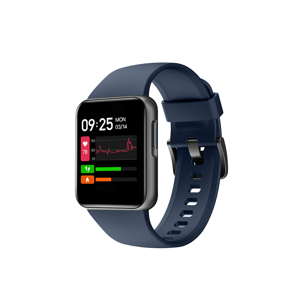GOQii Smart Vital Lite with 3 Months Health & Personal Coaching Subscription HD Smart Watch Berry Blue - Image 5