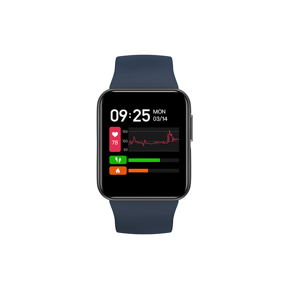 GOQii Smart Vital Lite with 3 Months Health & Personal Coaching Subscription HD Smart Watch Berry Blue - Image 1
