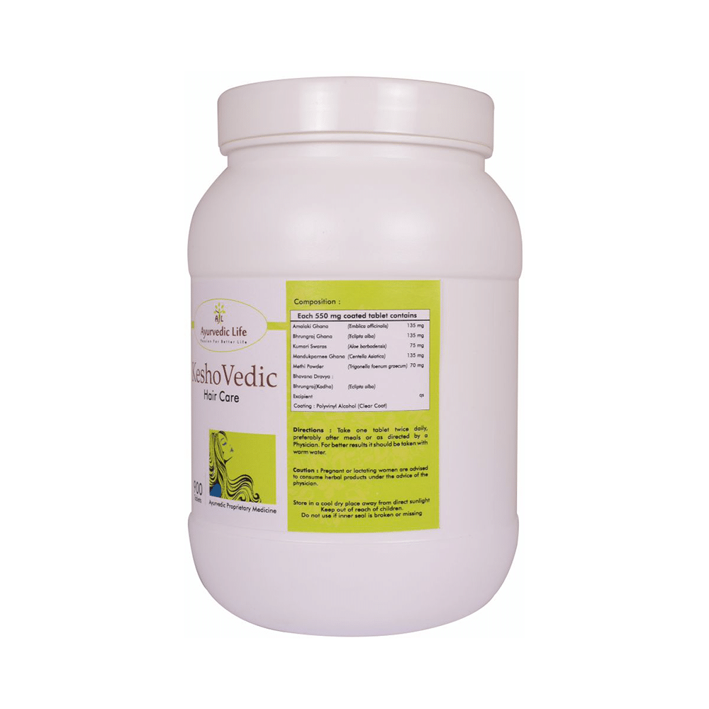 Ayurvedic Life Kesho Vedic Hair Care Tablet - Image 4