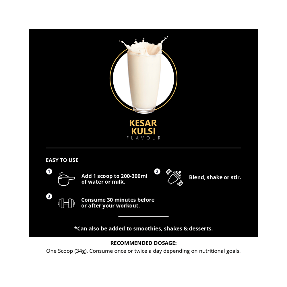 Nature's Island Pure Whey Protein Powder Kesar Kulfi - Image 11