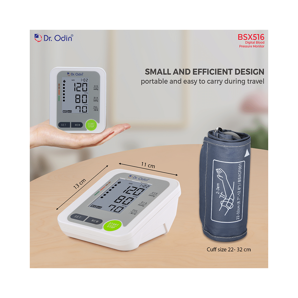 Dr. Odin BSX516 Digital Blood Pressure Monitor White - Image 5