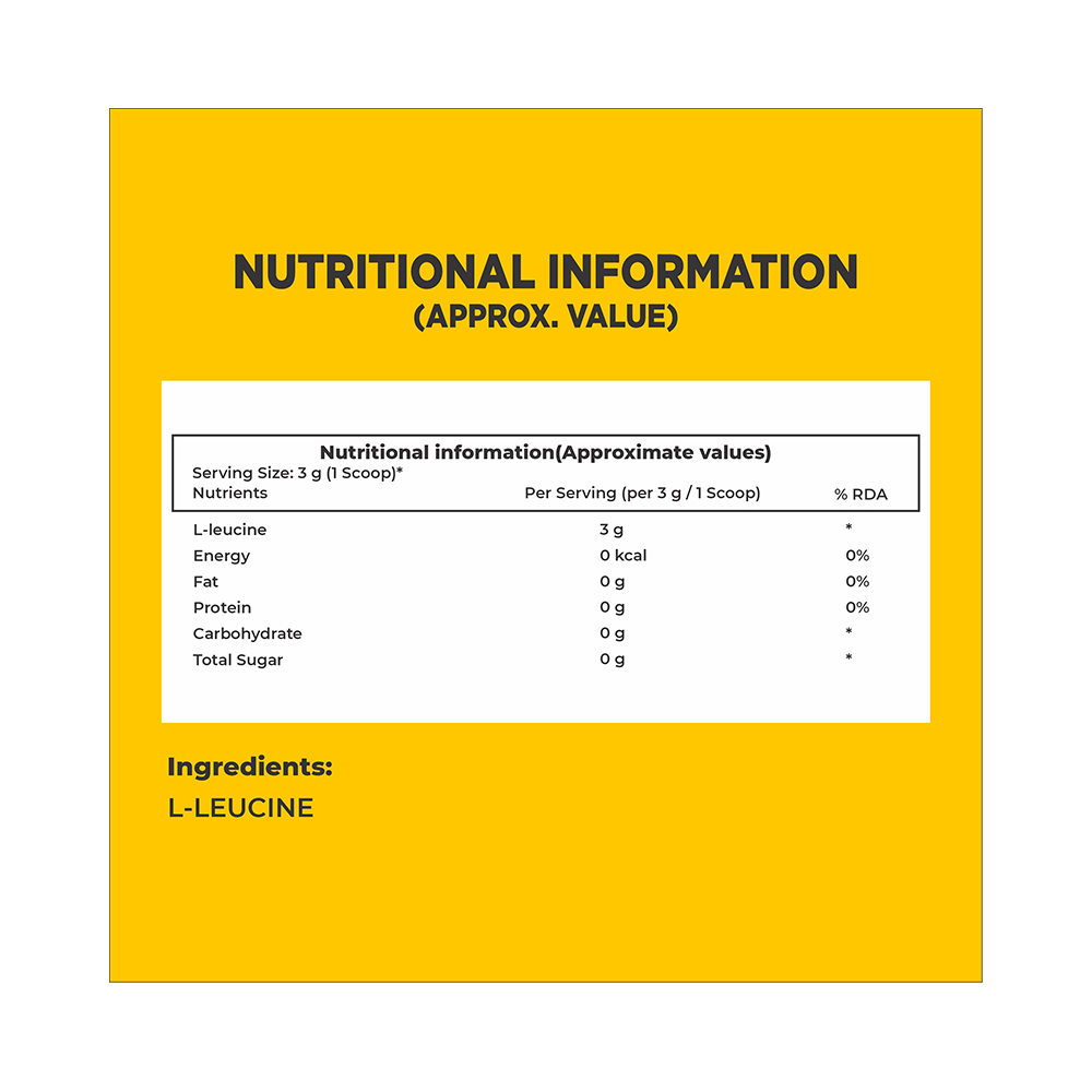 Iron Lifters 100% L-Leucine Powder - Image 4