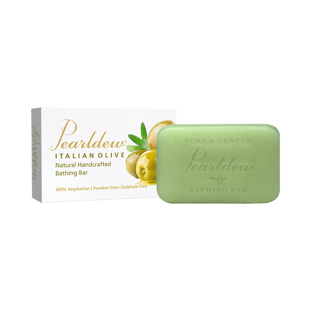 Pearldew Italian Olive Natural Handcrafted Bathing Bar - Image 2