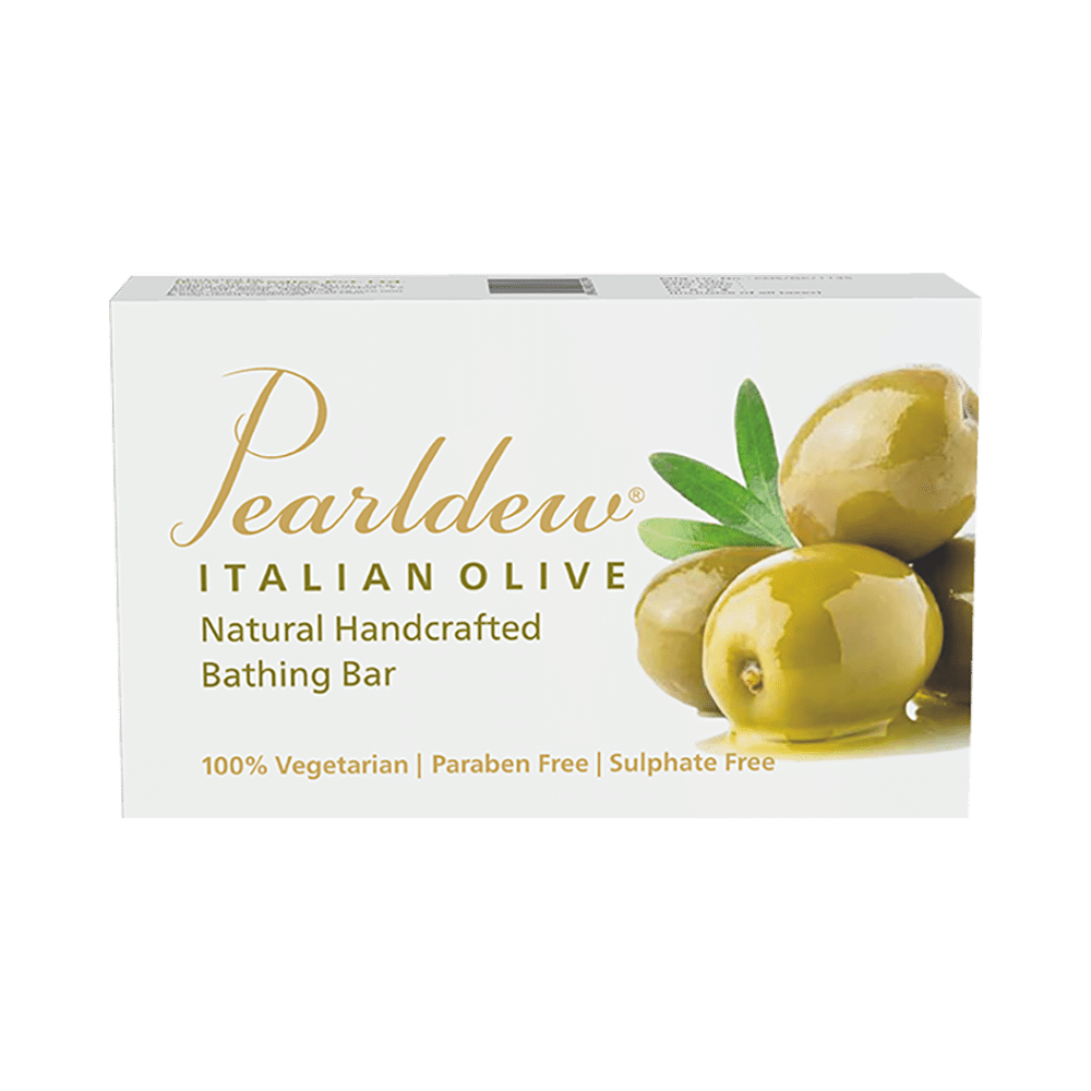 Pearldew Italian Olive Natural Handcrafted Bathing Bar