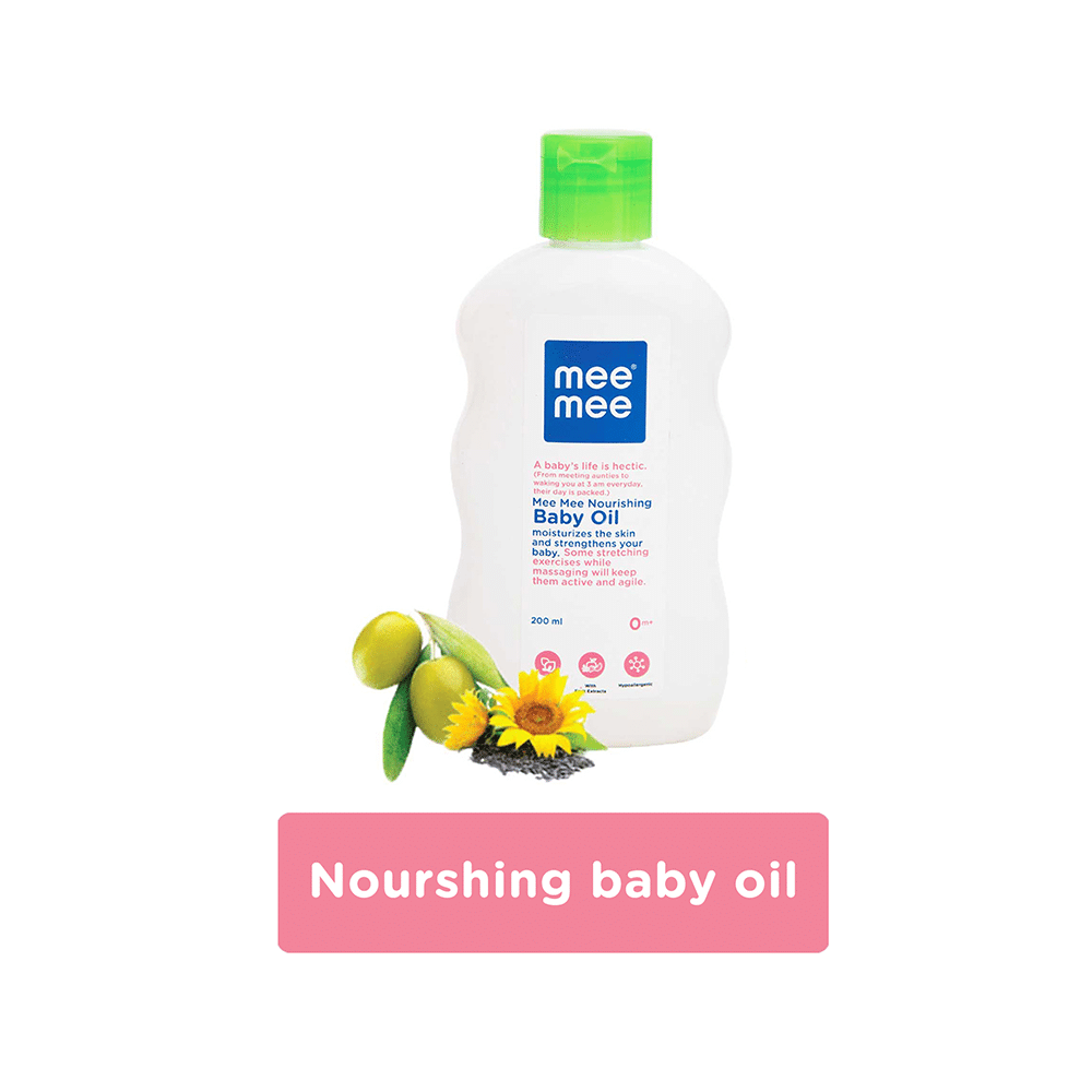 Mee Mee Nourishing Baby Oil (200ml Each) - Image 2