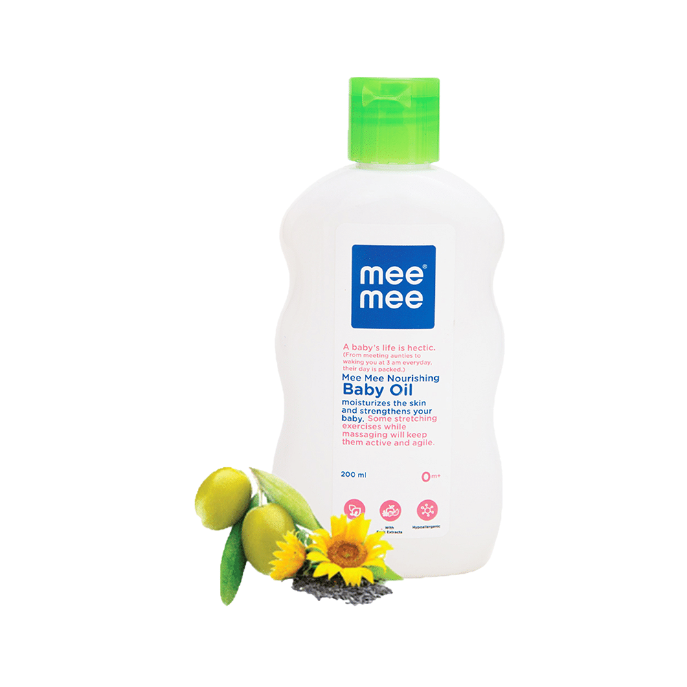 Mee Mee Nourishing Baby Oil (200ml Each) - Image 1