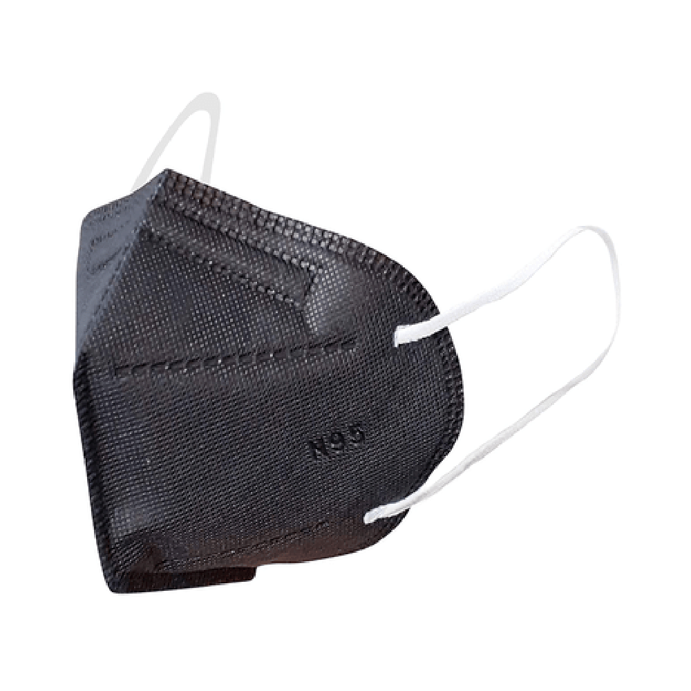 7 Shield 5 Layered N 95 Mask Black - Image 1