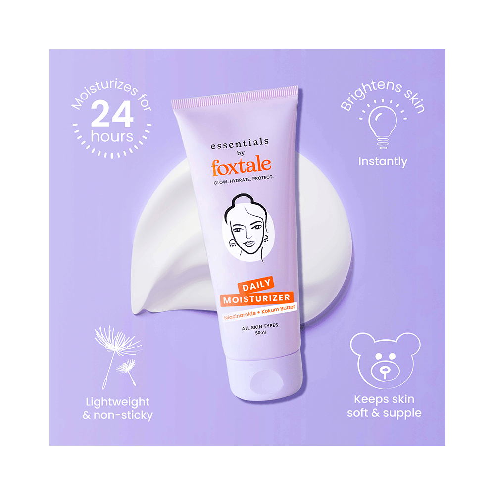 Foxtale  Niacinamide + Kokum Butter (100ml Each) Daily Moisturizer - Image 3