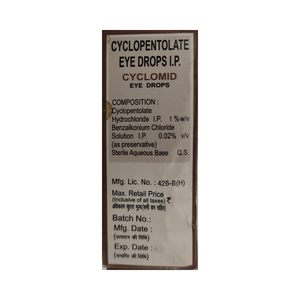 Cyclomid Eye Drop - Image 2
