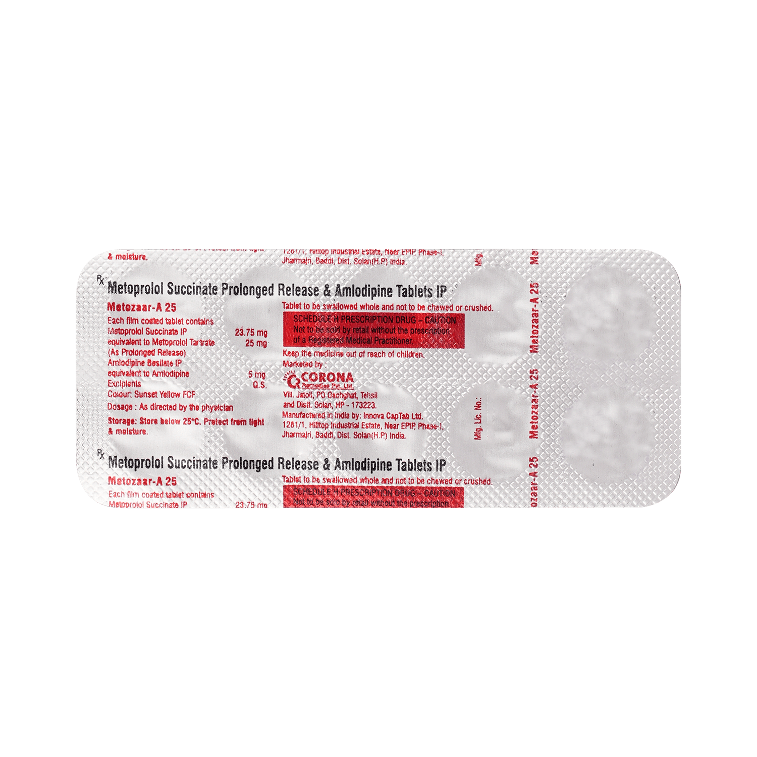 Metozaar-A 5mg/25mg Tablet - Image 6