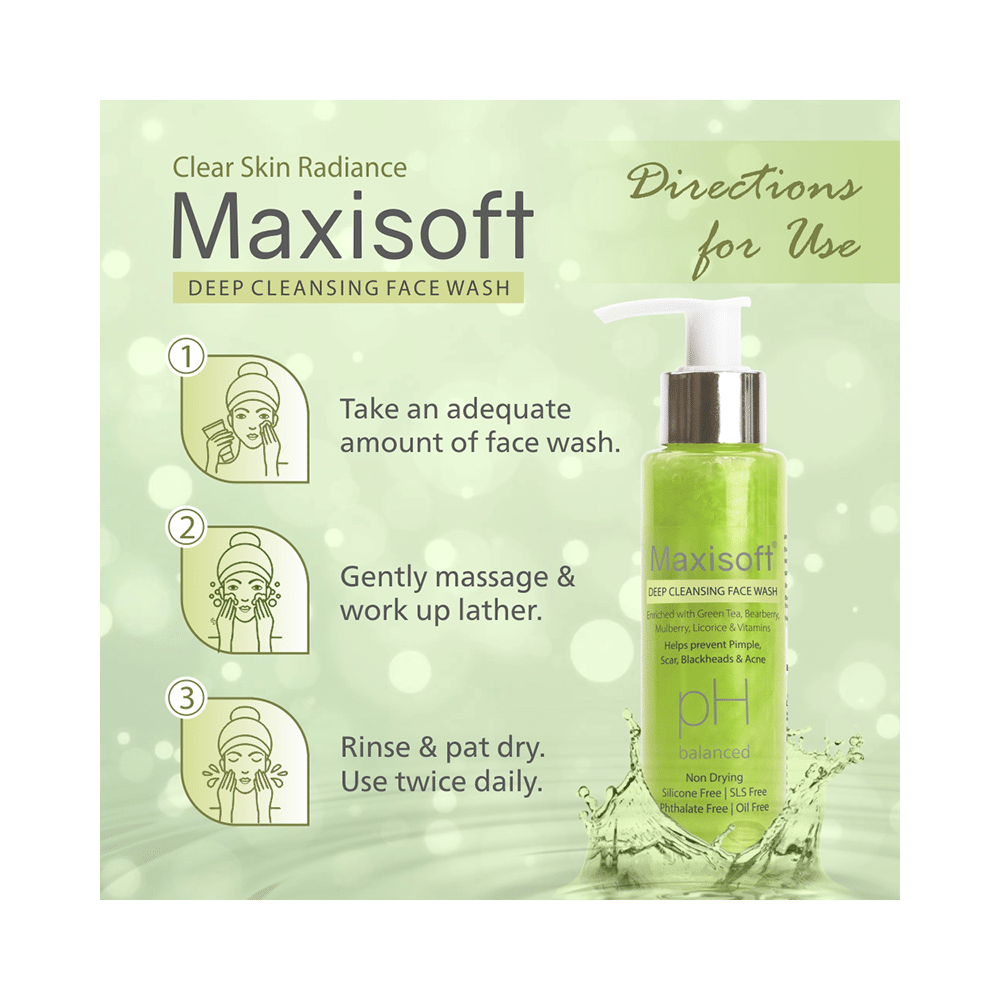 Maxisoft Deep Cleansing Face Wash (100 ml Each) - Image 8