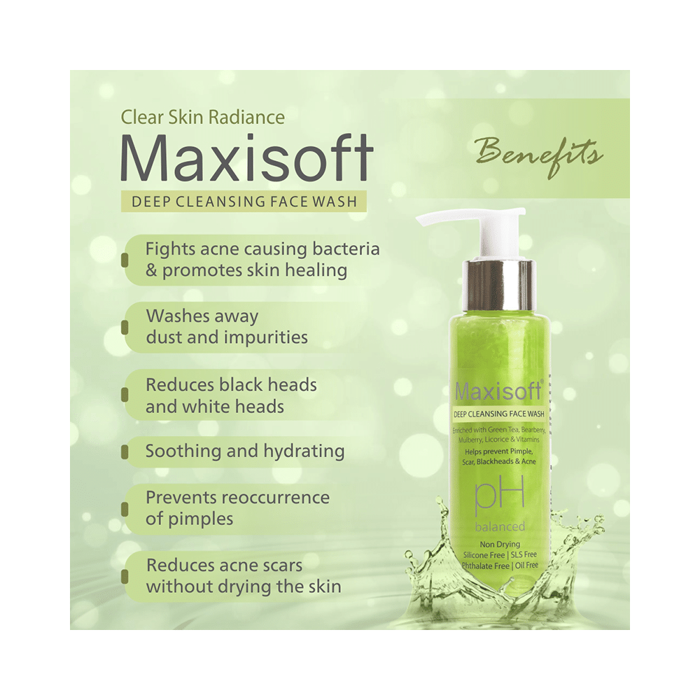Maxisoft Deep Cleansing Face Wash (100 ml Each) - Image 5