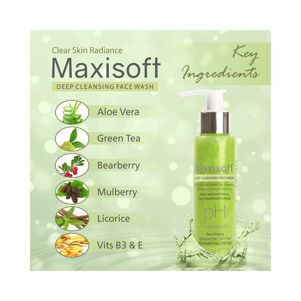 Maxisoft Deep Cleansing Face Wash (100 ml Each) - Image 4