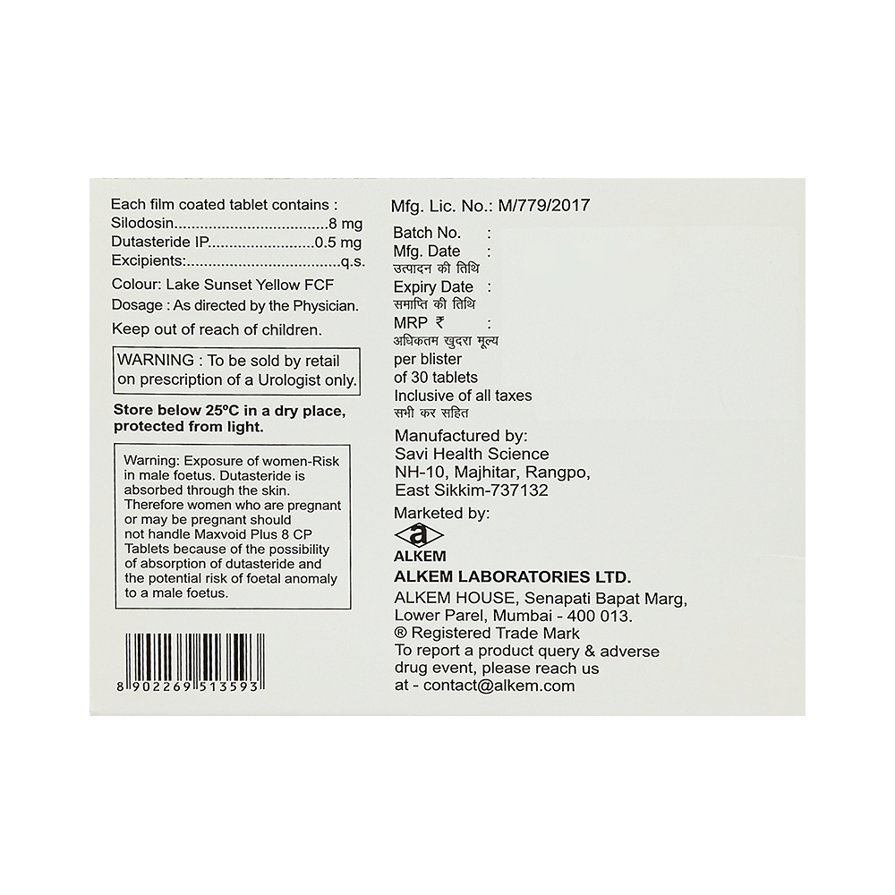 Maxvoid Plus 8 CP Tablet - Image 2