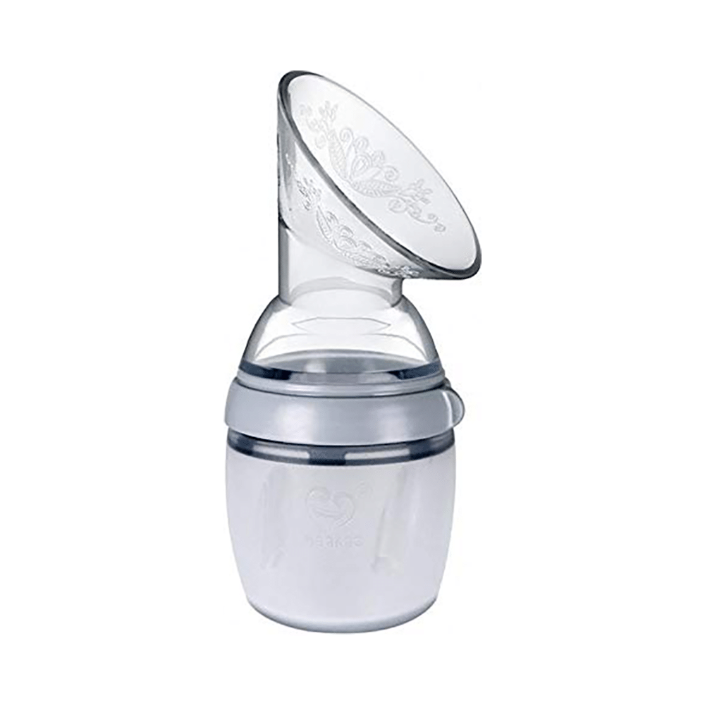 Haakaa Multifunction Silicon Breast Pump Grey - Image 2
