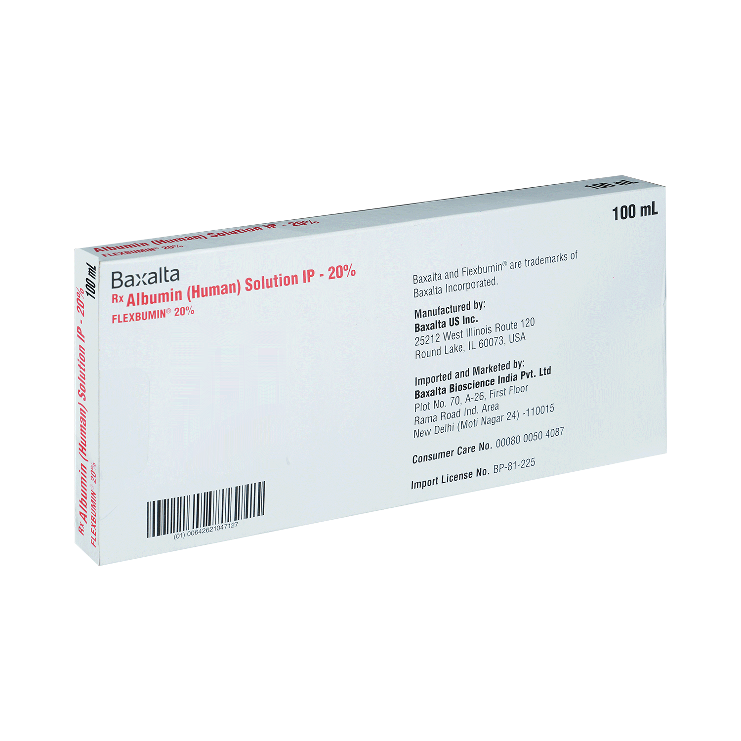Flexbumin 20% Infusion - Image 2