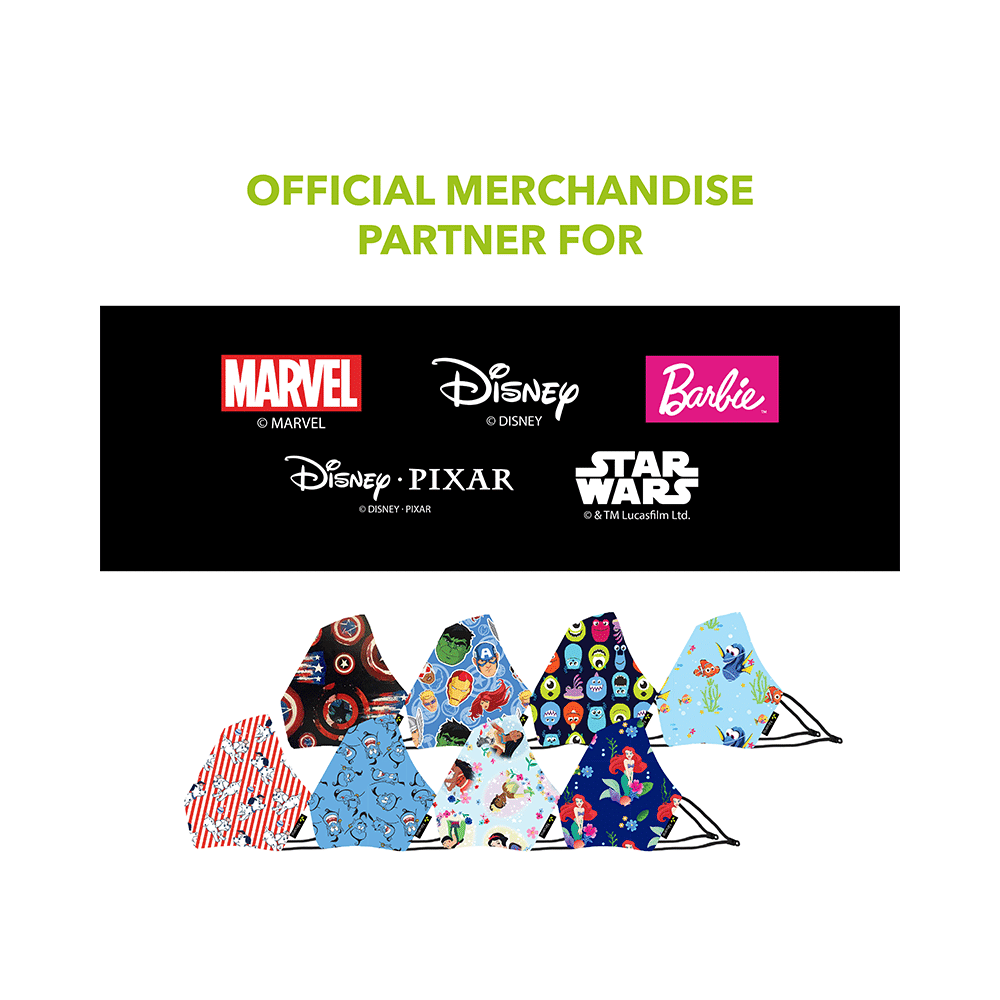 Nirvana Disney Face Covering Mask Medium Cap America Badge & Avengers - Image 7