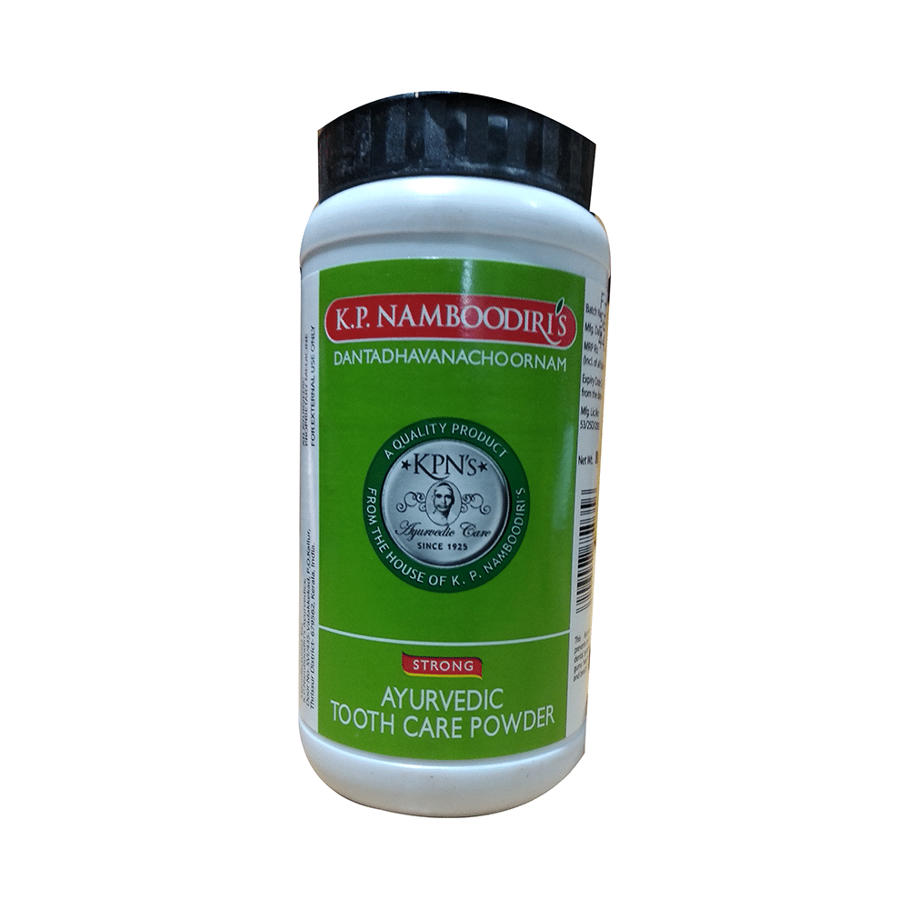 K.P. Namboodiri's Dantadhavanachoornam Strong Ayurvedic Tooth Care Powder