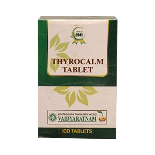 Vaidyaratnam Thyrocalm Tablet - Image 1