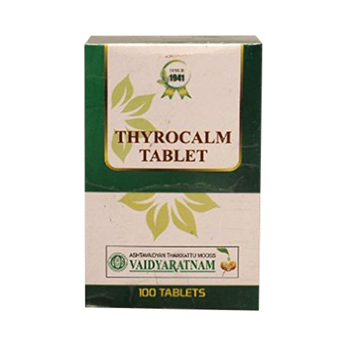 Vaidyaratnam Thyrocalm Tablet