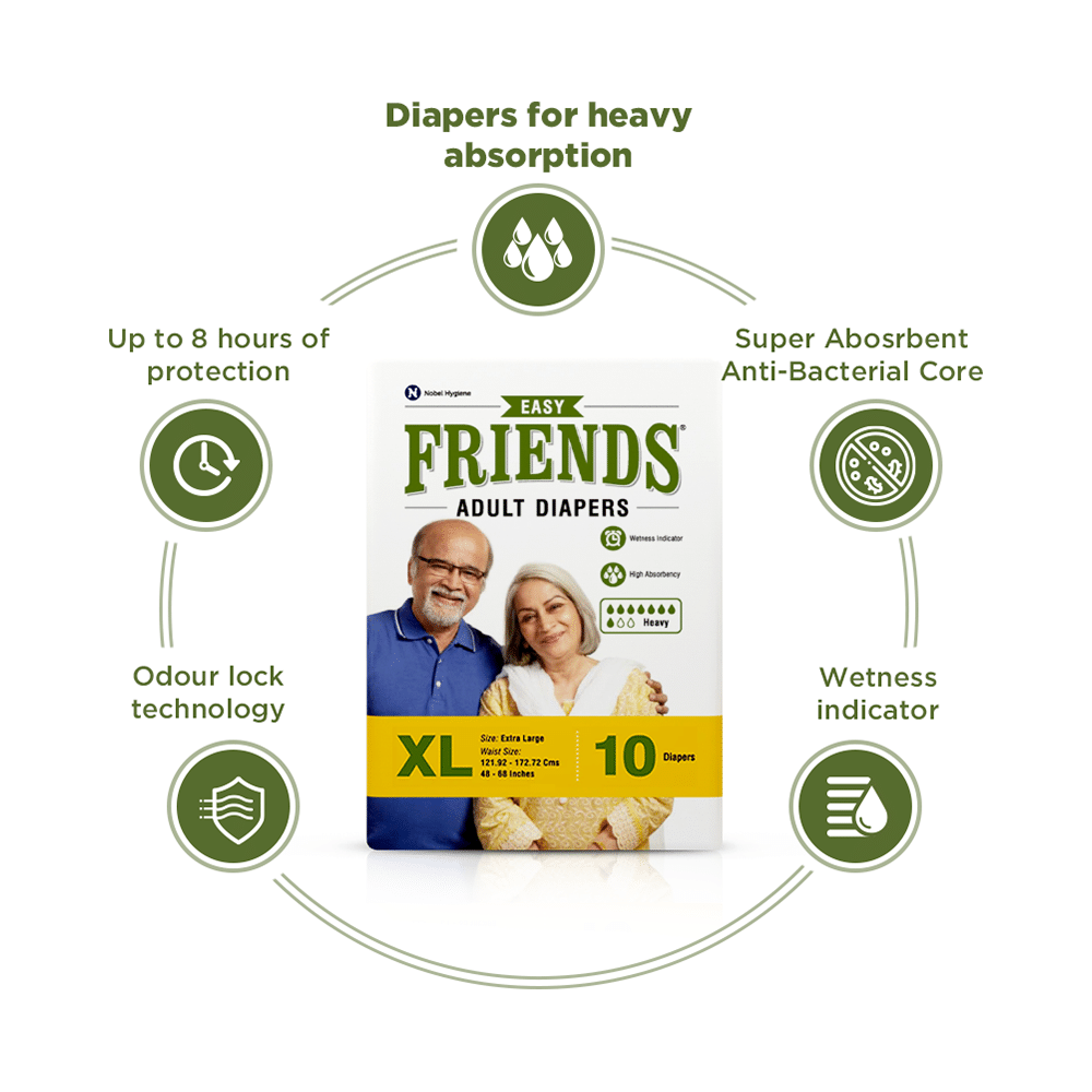 Friends Easy Adult Diaper XL - Image 4