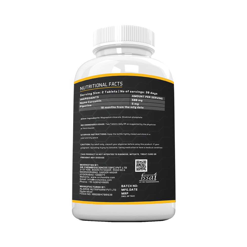 NeuRapid Nano Curcumin Piperine Tablet - Image 3