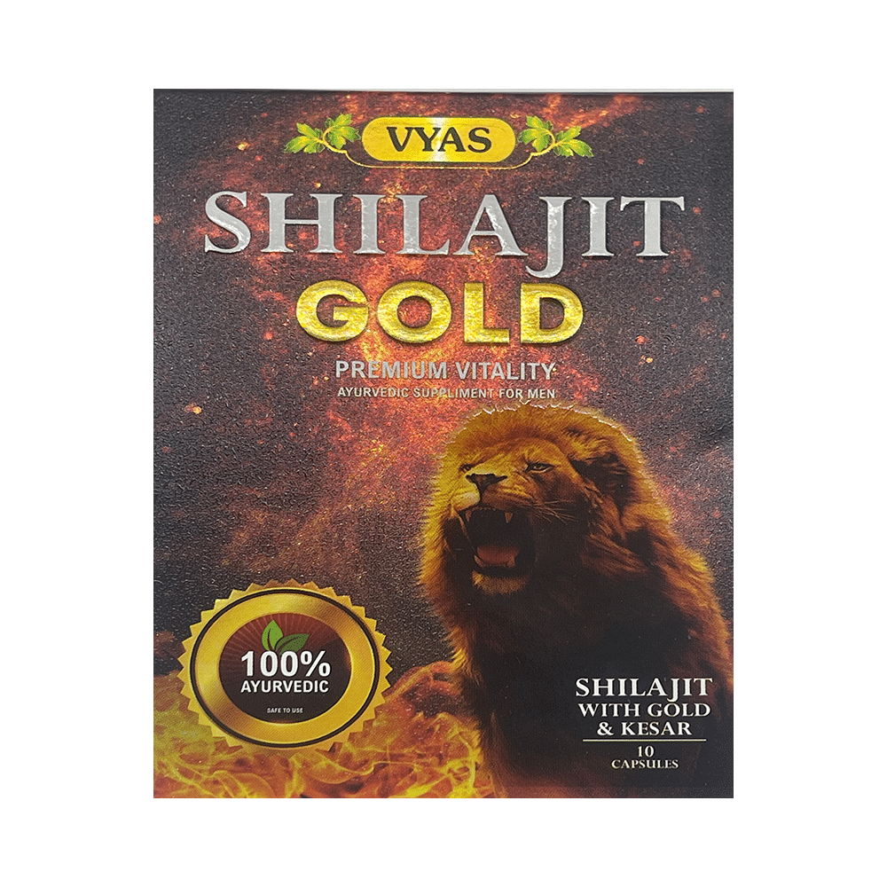 Vyas Shilajit Gold Premium Vitality Capsule For Men - Image 1