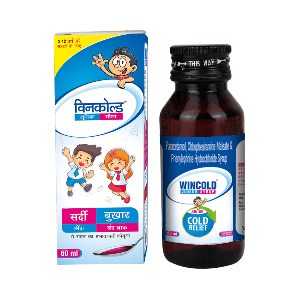 Wincold Junior Cold Relief Syrup - Image 1