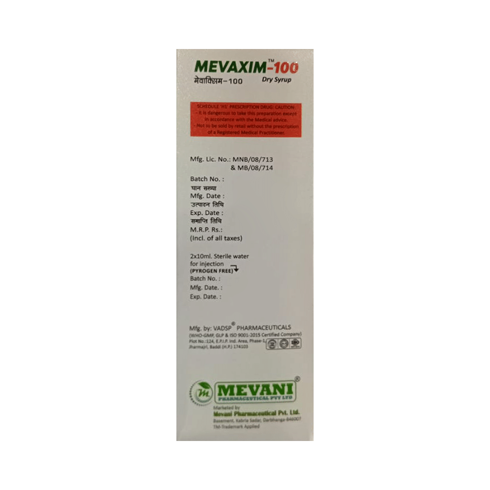 Mevaxim 100 Dry Syrup - Image 3