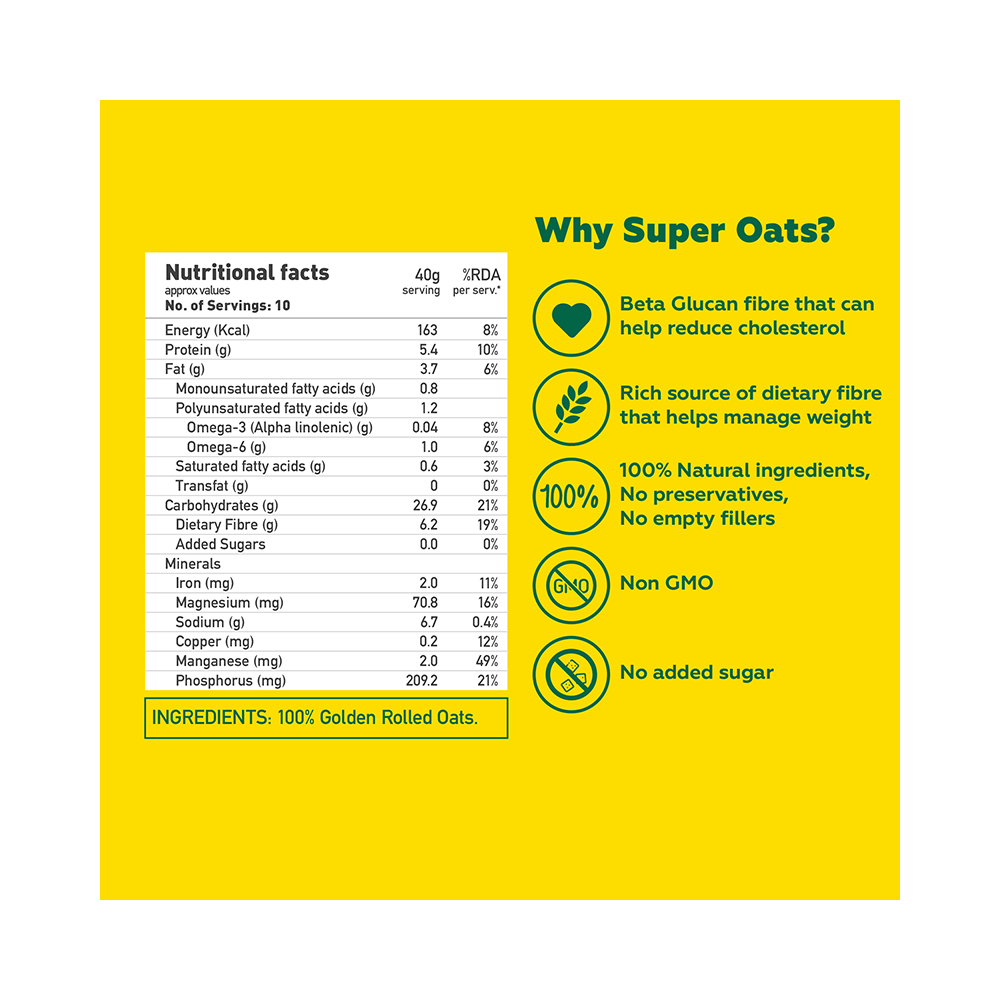 Yoga Bar 100% Super Rolled Oats - Image 4