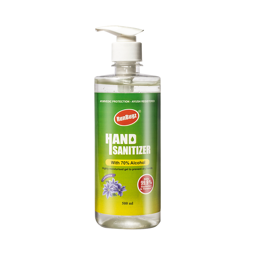Runbugz Lavender Hand Sanitizer with 70% Alcohol