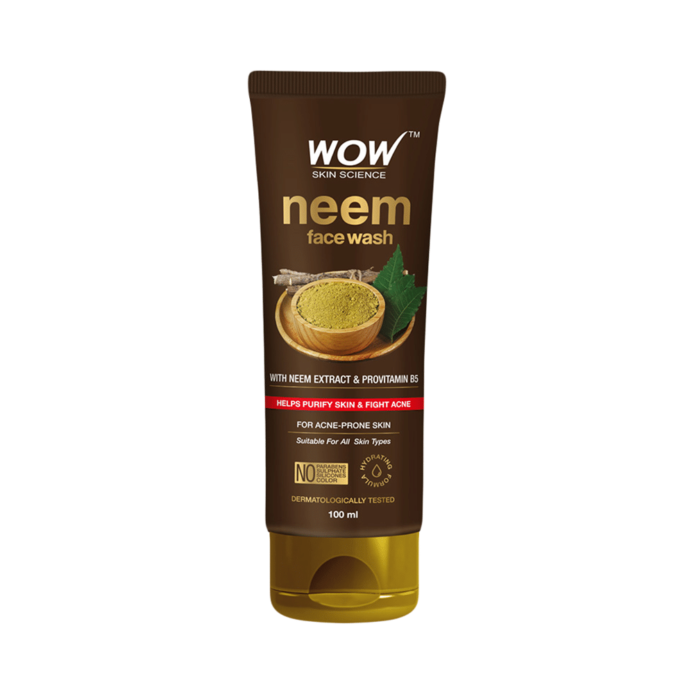 WOW Skin Science Neem Face Wash - Image 1