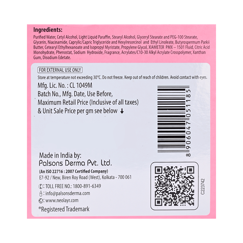 Neolayr Lite Lightening & Brightening Face Cream - Image 2