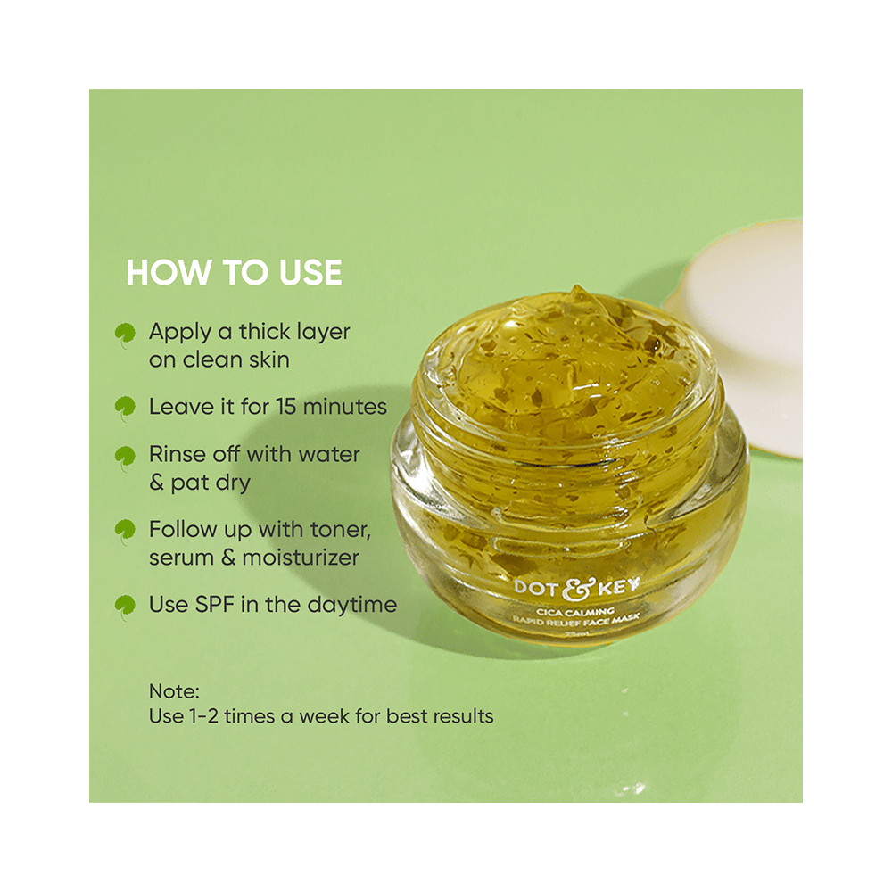 Dot & Key Cica Calming Rapid Relief Face Mask - Image 5