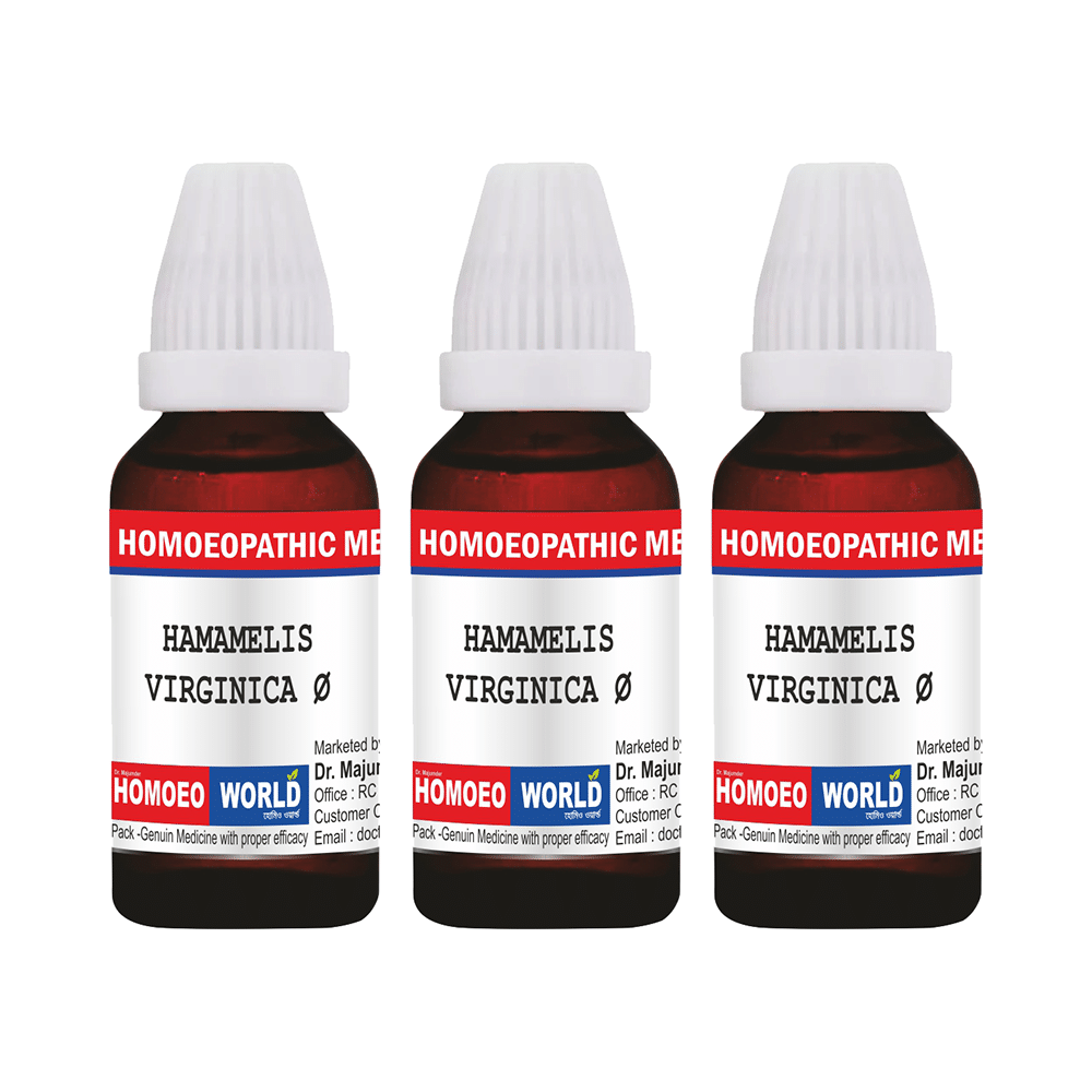 Dr. Majumder Homeo World Hamamelis Virginica Mother Tincture (30ml Each) Q