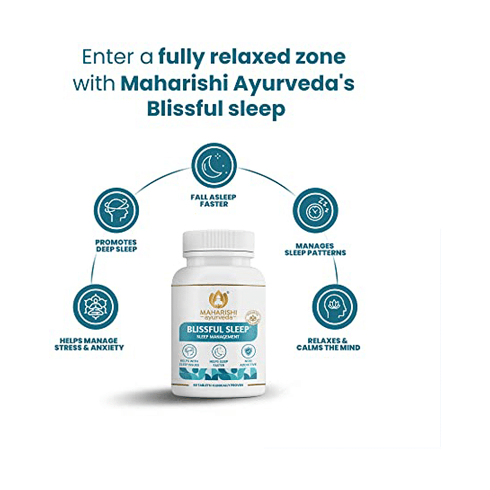 Maharishi Ayurveda Blissful Sleep Tablet | Relaxes & Calms the Mind | Non-Habit Forming - Image 5