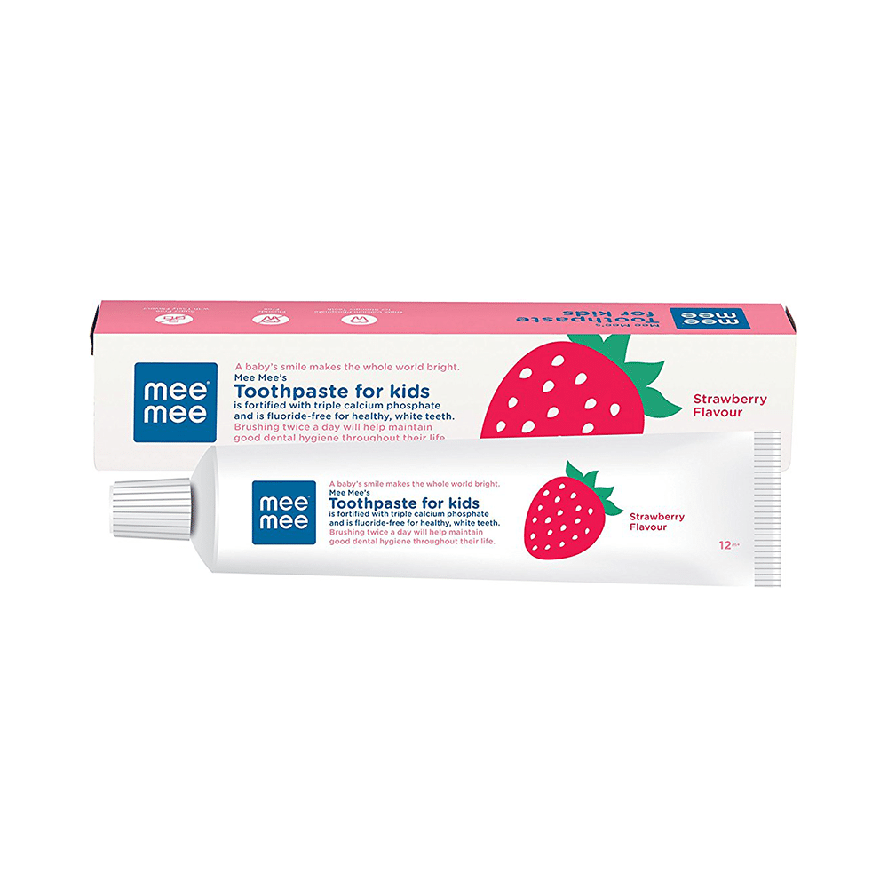 Mee Mee Fluoride Free Toothpaste for Kids Strawberry