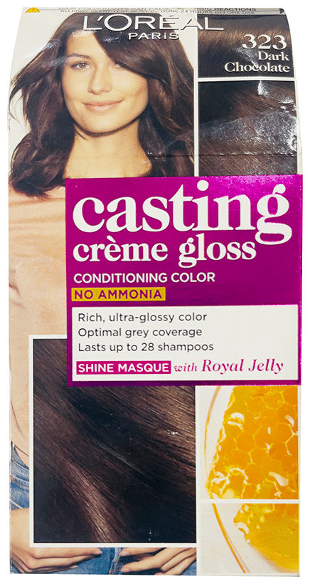 Loreal Paris Casting Creme Gloss Conditioning Color 323 Dark Chocolate - Image 1