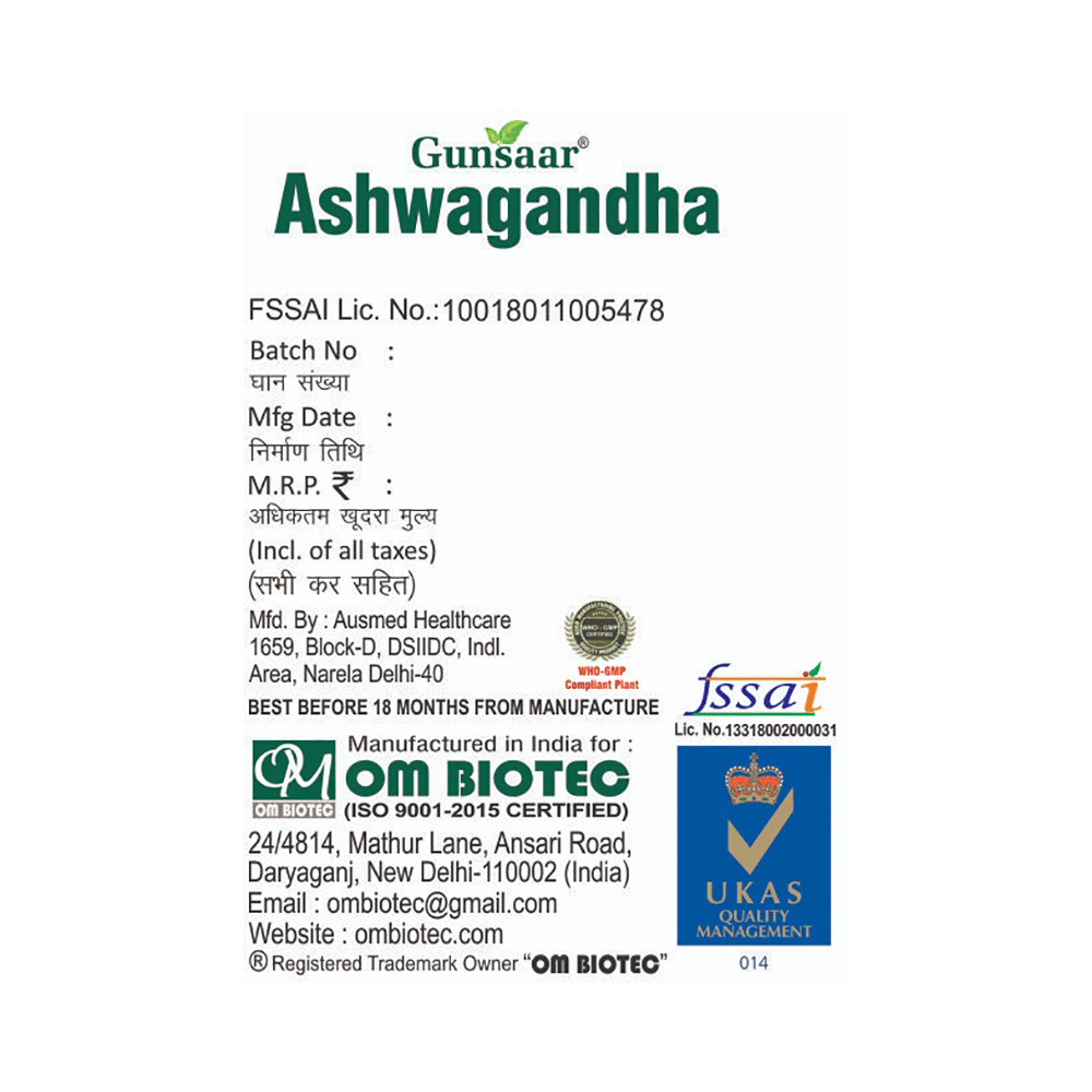 Gunsaar Ashwagandha Capsule - Image 3