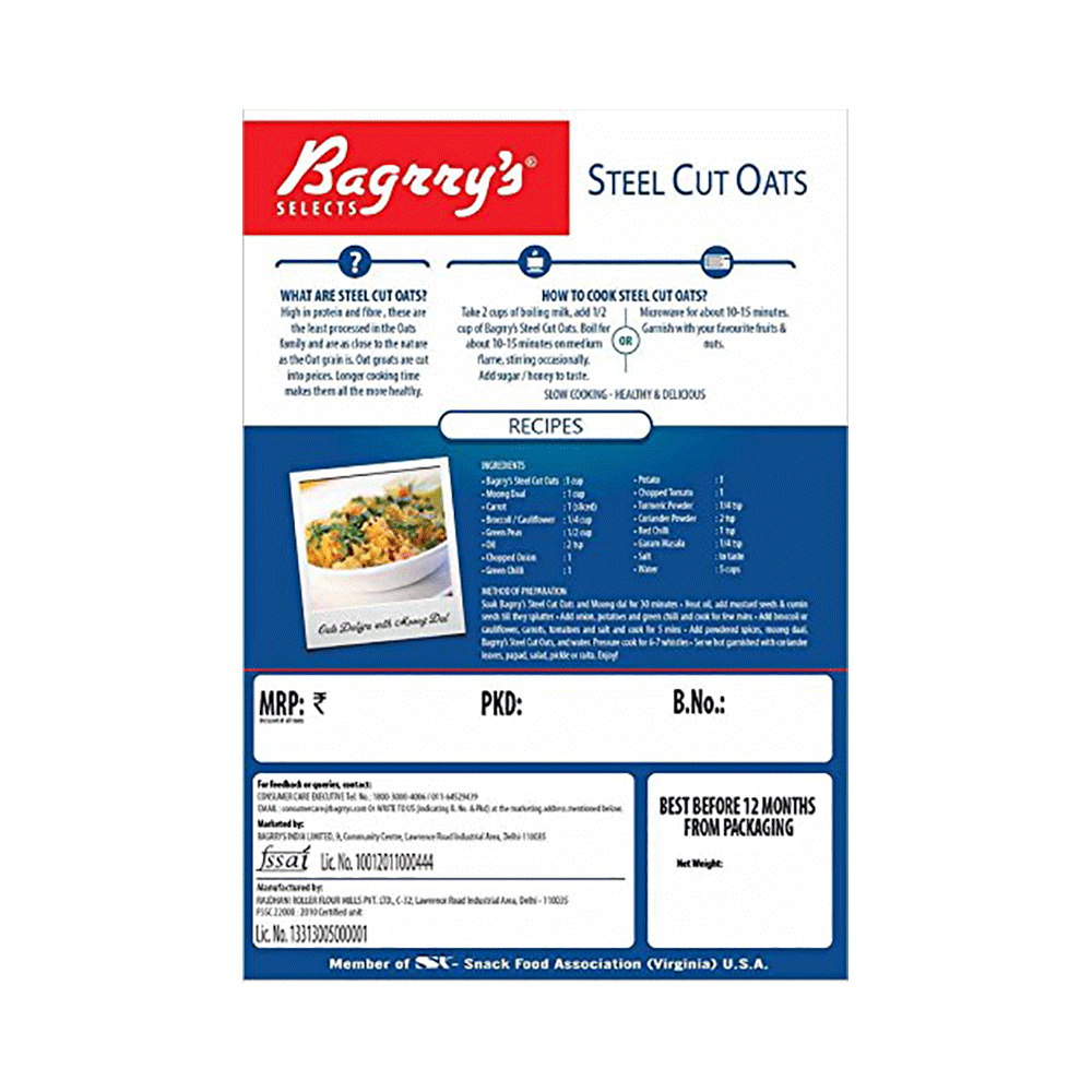 Bagrry's Steel Cut Oats for Weight Management & Cholesterol Reduction - Image 2