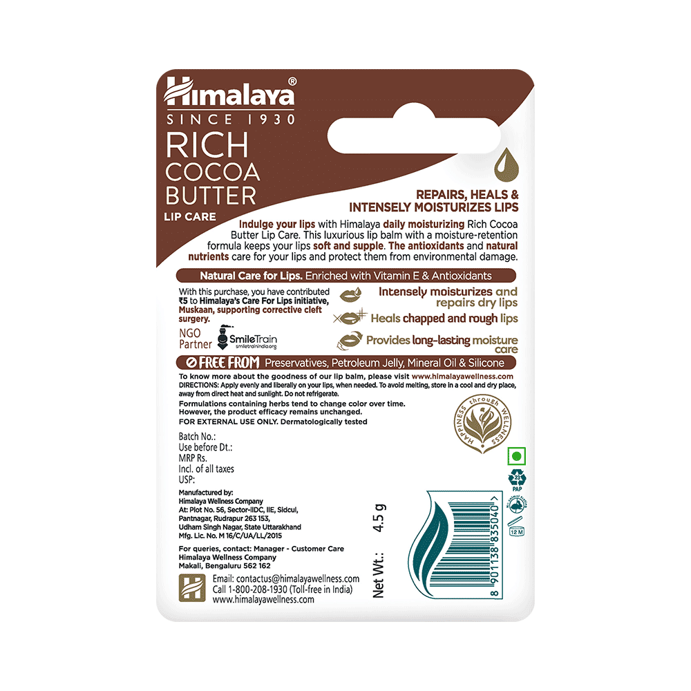 Himalaya Rich Cocoa Butter Lip Care - Image 2
