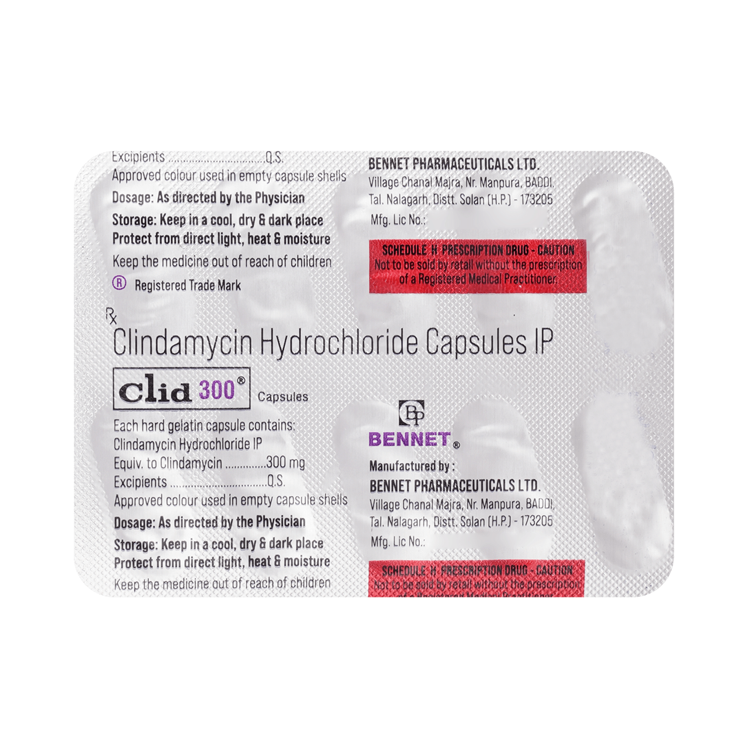 Clid 300mg Capsule - Image 3