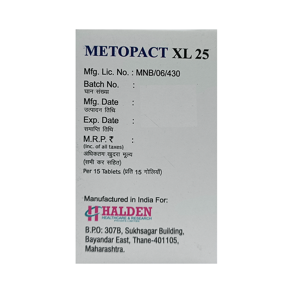 Metopact XL 25 Tablet - Image 6