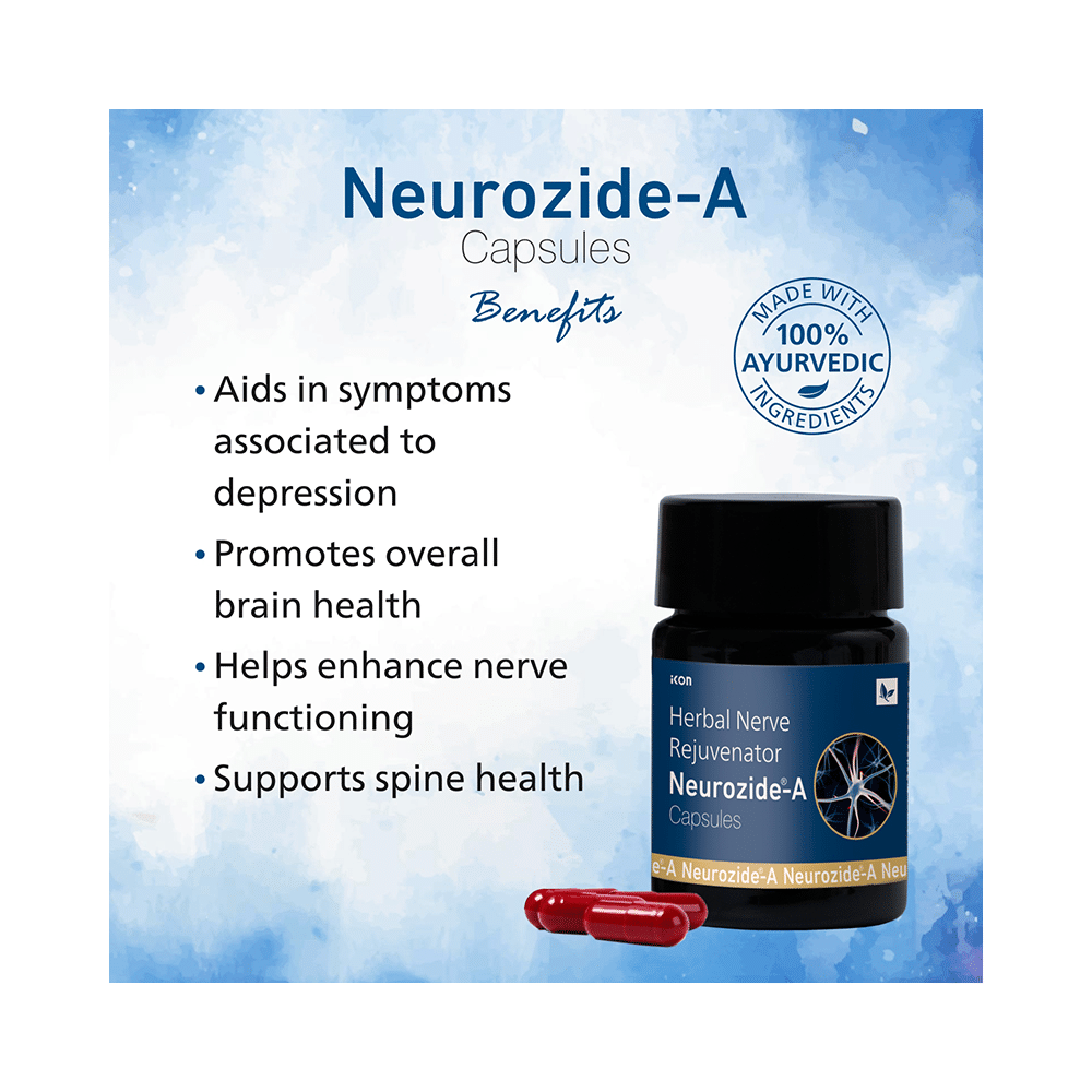 Neurozide-A Herbal Nerve Rejuvenator Capsule (10 Each) - Image 6
