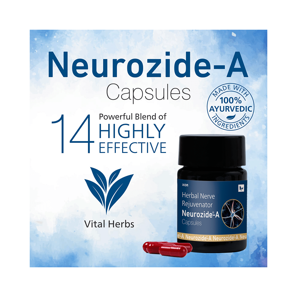 Neurozide-A Herbal Nerve Rejuvenator Capsule (10 Each) - Image 4