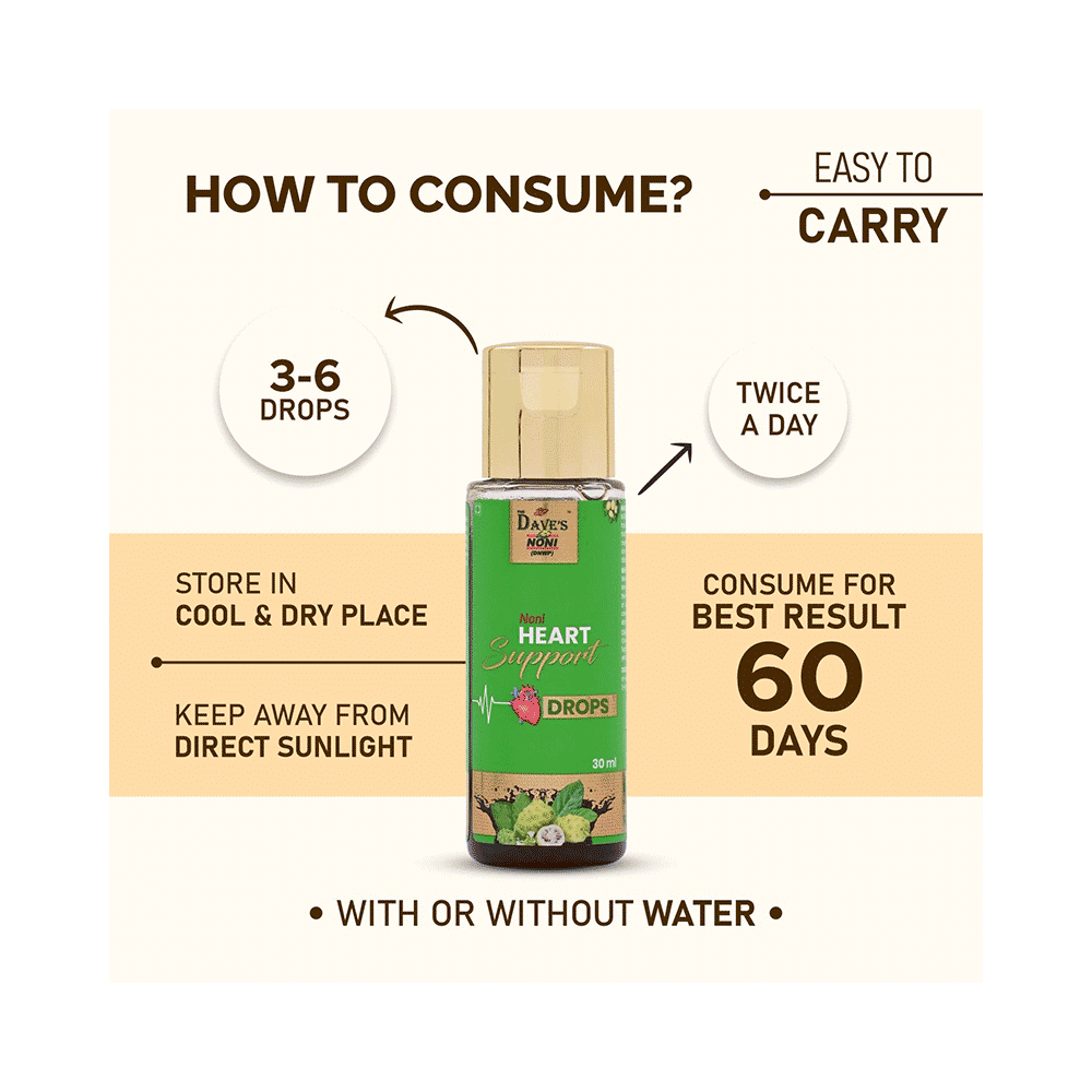 The Dave's Noni Heart Support Drops (30ml Each) - Image 9