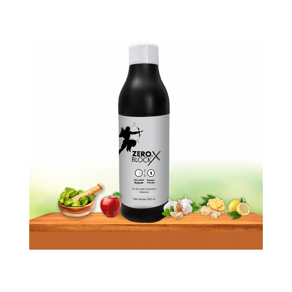 Zero Block X Syrup with Arjuna | For Heart Health (500ml Each) - Image 6