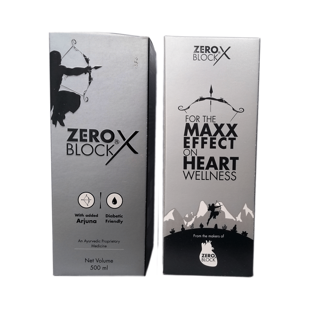 Zero Block X Syrup with Arjuna | For Heart Health (500ml Each) - Image 9